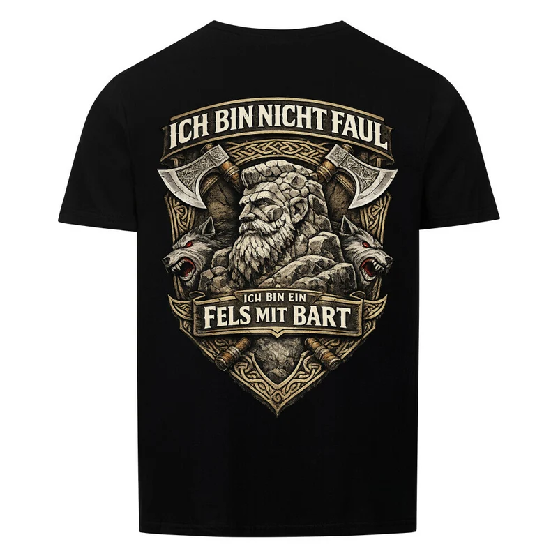 Fels mit Bart - Basic Shirt Unisex
