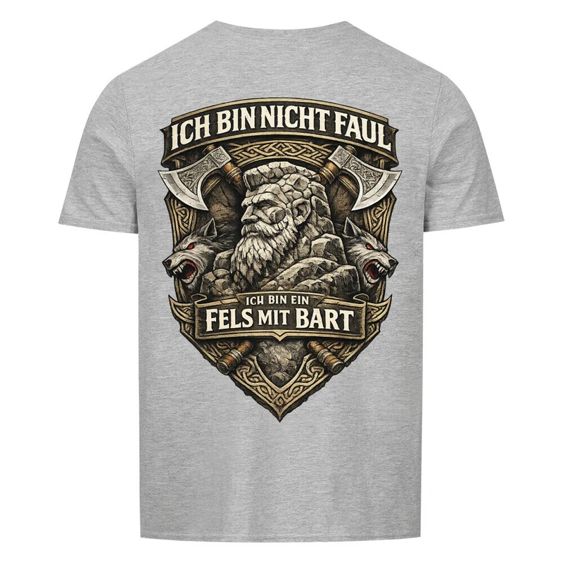 Fels mit Bart - Basic Shirt Unisex