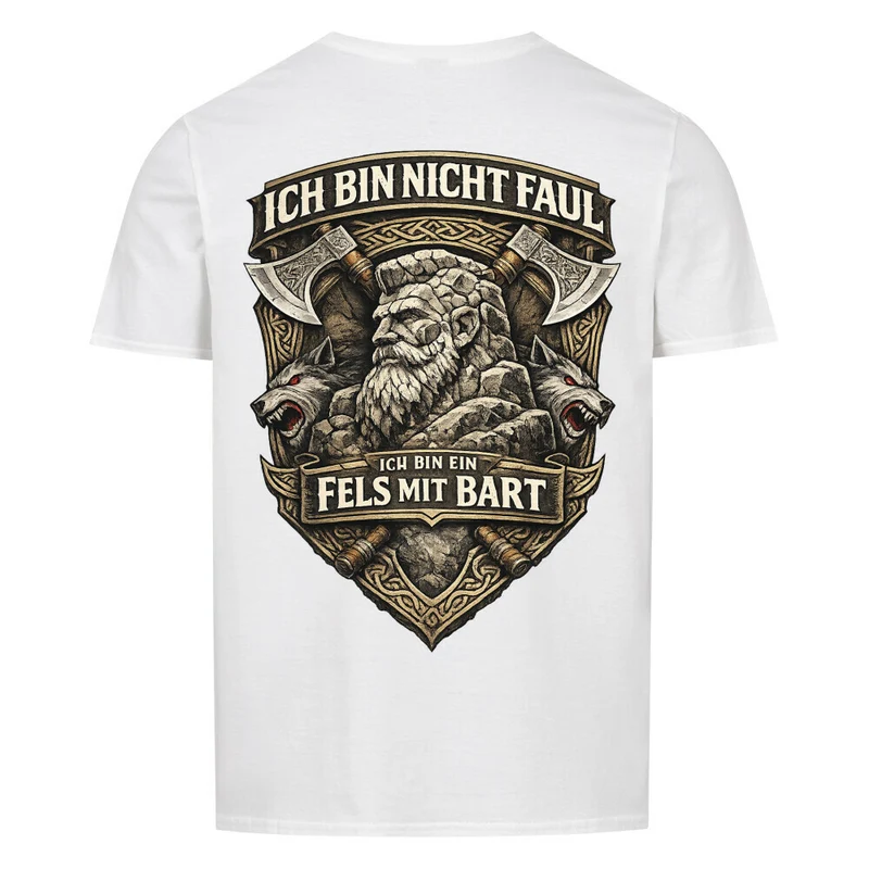 Fels mit Bart - Basic Shirt Unisex