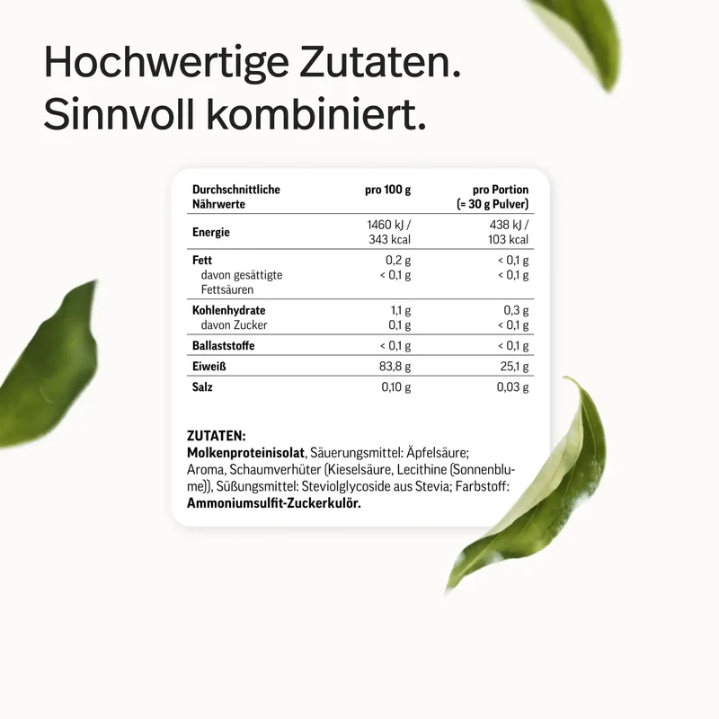 Clear Whey - Pulver aus Whey-Isolat