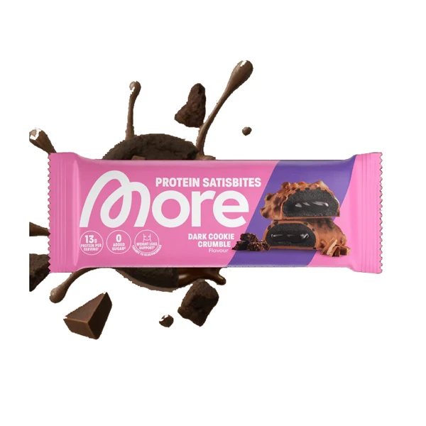 More Nutrition PROTEIN SATISBITES BAR, 2x25 g Riegel