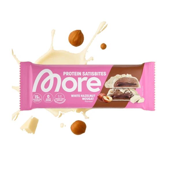 More Nutrition PROTEIN SATISBITES BAR, 2x25 g Riegel