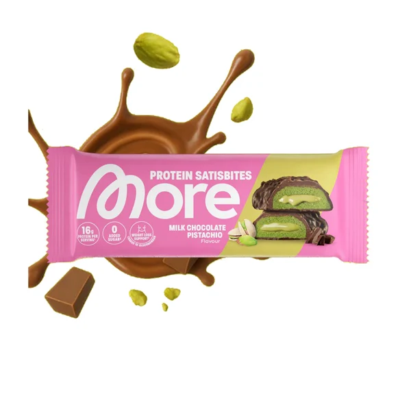 More Nutrition PROTEIN SATISBITES BAR, 2x25 g Riegel