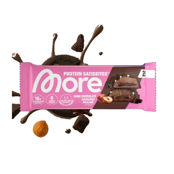More Nutrition PROTEIN SATISBITES BAR, 2x25 g Riegel