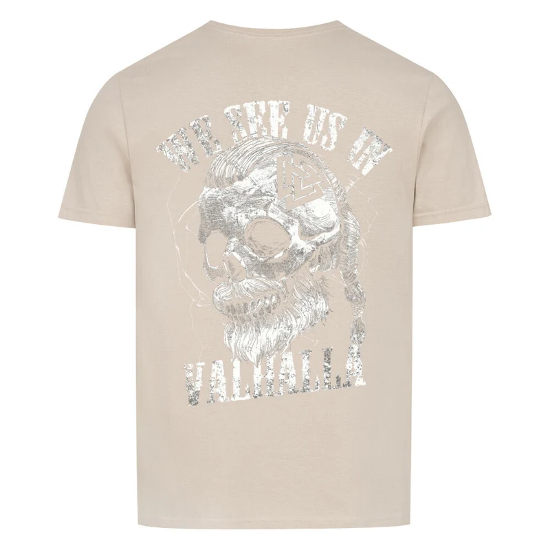See us in Valhalla - Basic Shirt Unisex Backprint