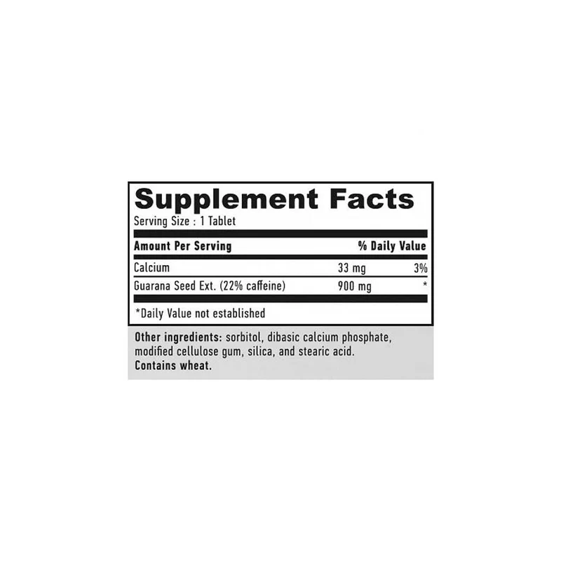 Haya Labs Guarana 900 mg – 60 Tabletten