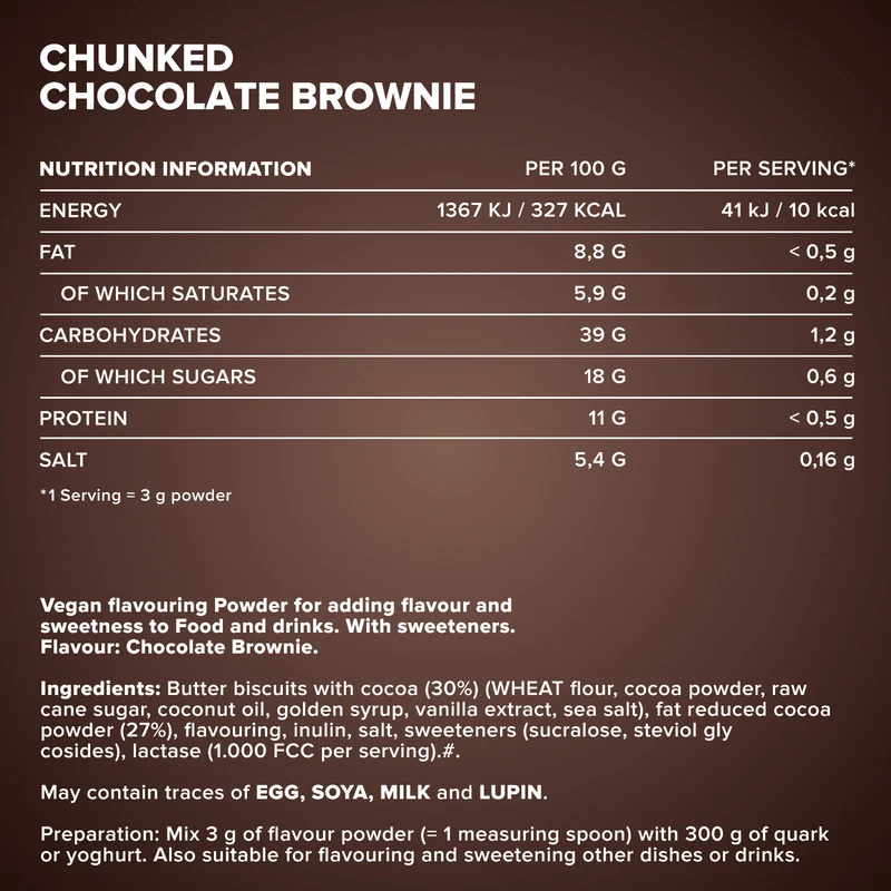 Chunked (150g) - Fudge Brownie