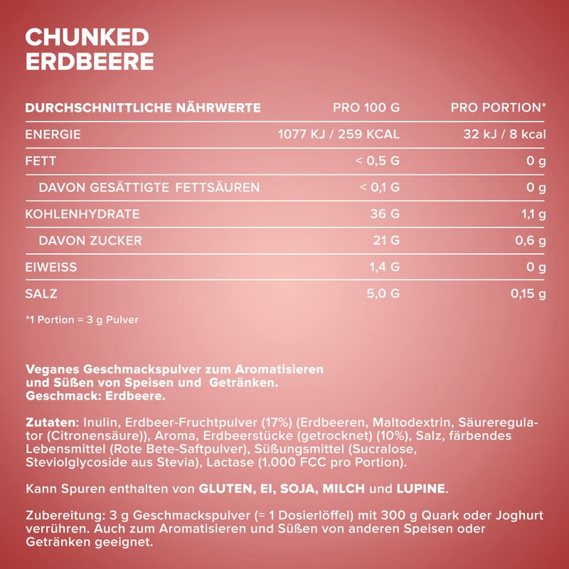 Chunked (150g) - Strawberry