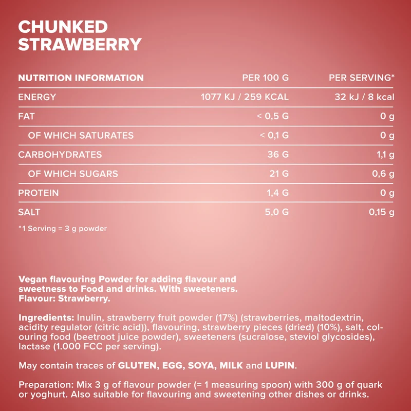 Chunked (150g) - Strawberry