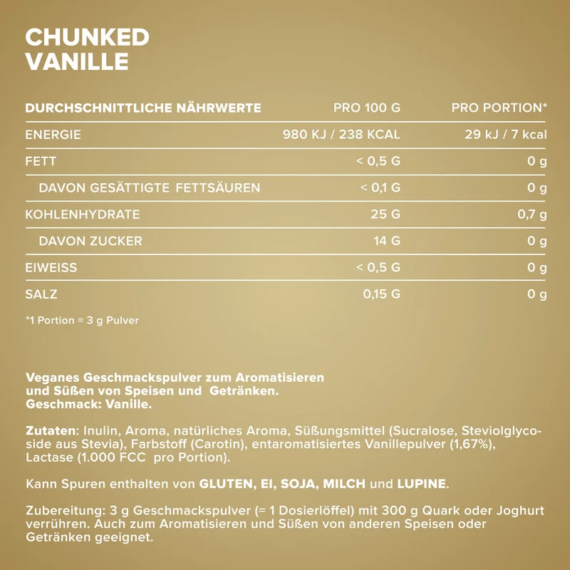 Chunked (150g) - Vanilla