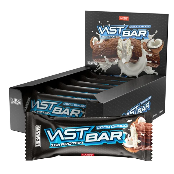 Vast BAR PROTEIN RIEGEL, 12x 45 g Riegel, Choco Crisp