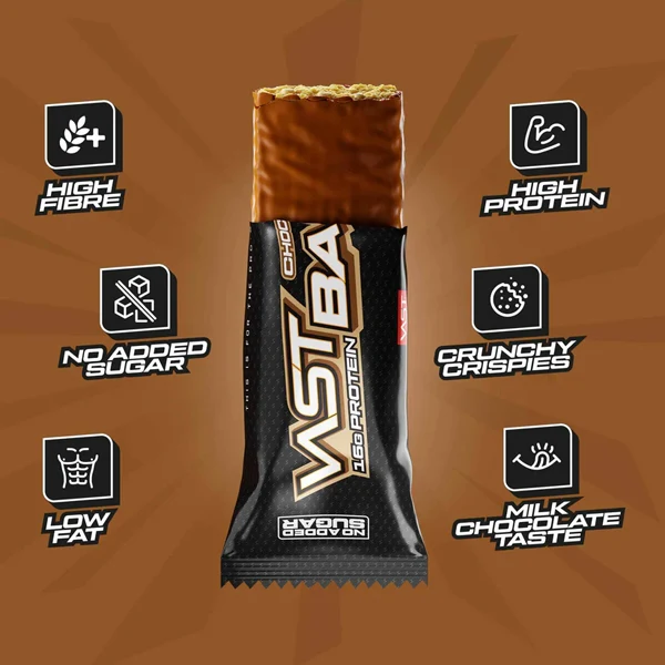 Vast BAR PROTEIN RIEGEL, 45 g Riegel, Choco Crisp