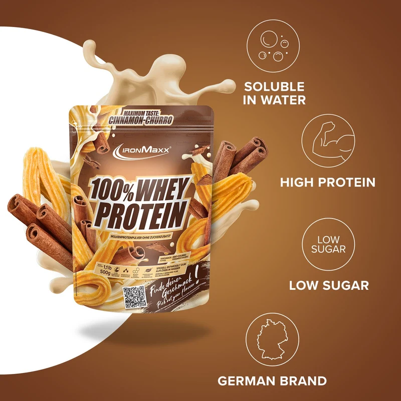 100% Whey Protein (500g) - Cinnamon Churro