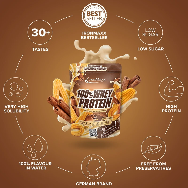 100% Whey Protein (500g) - Cinnamon Churro