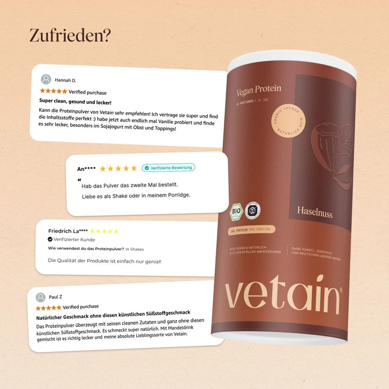 Vegan Protein Haselnuss (540g/BIO)