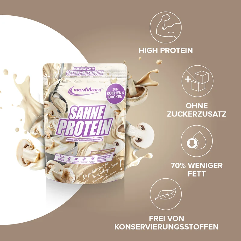 Sahne Protein (500g) - Champignon Rahm