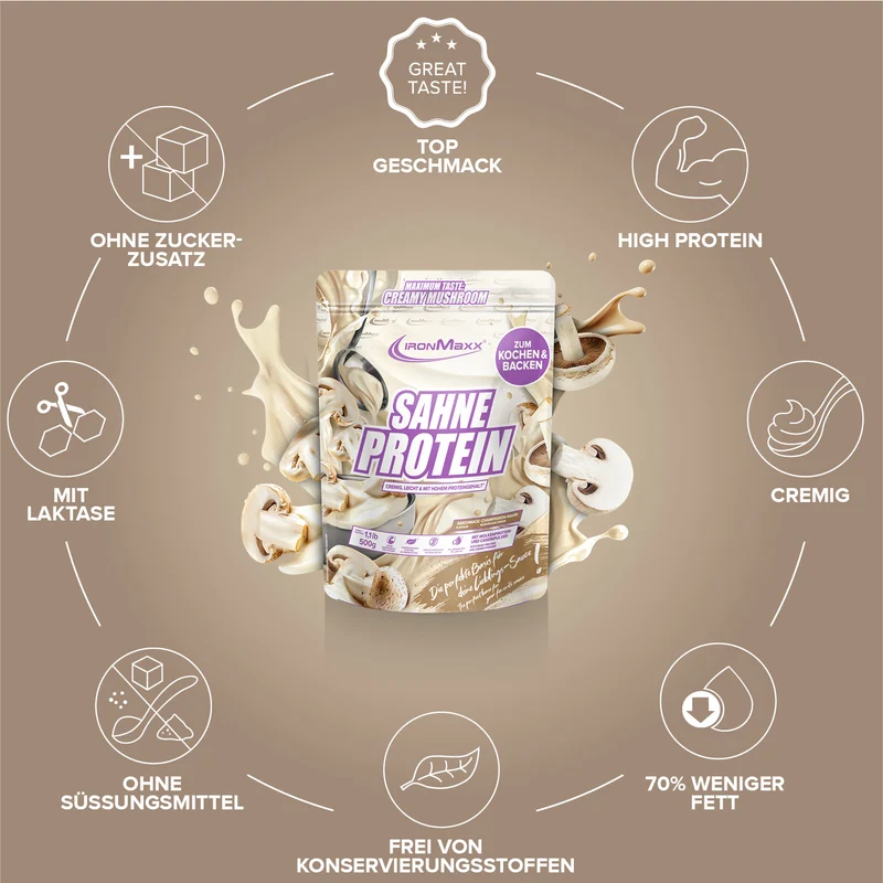 Sahne Protein (500g) - Champignon Rahm