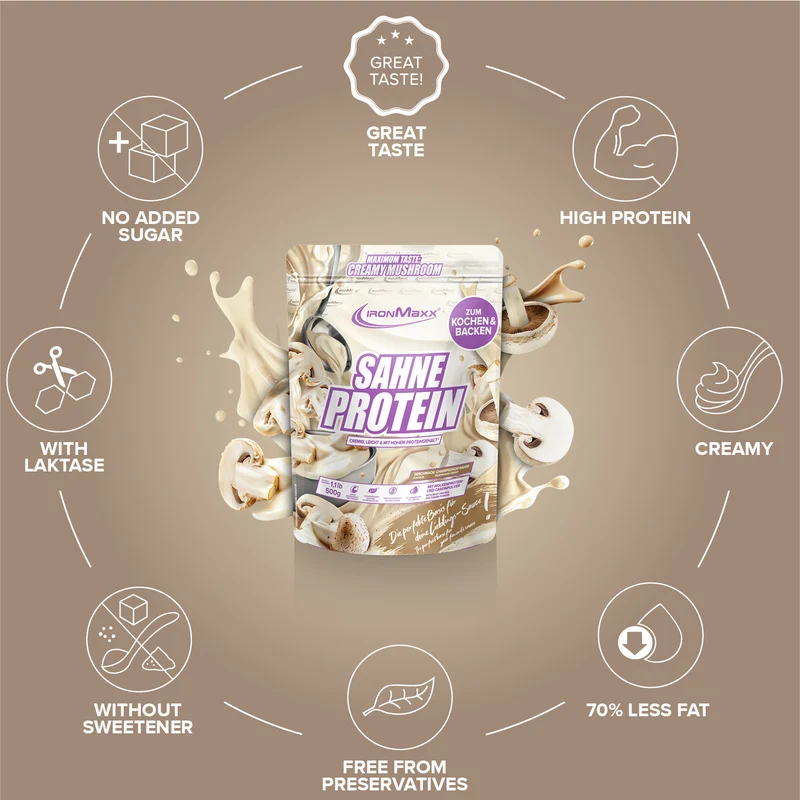 Sahne Protein (500g) - Champignon Rahm