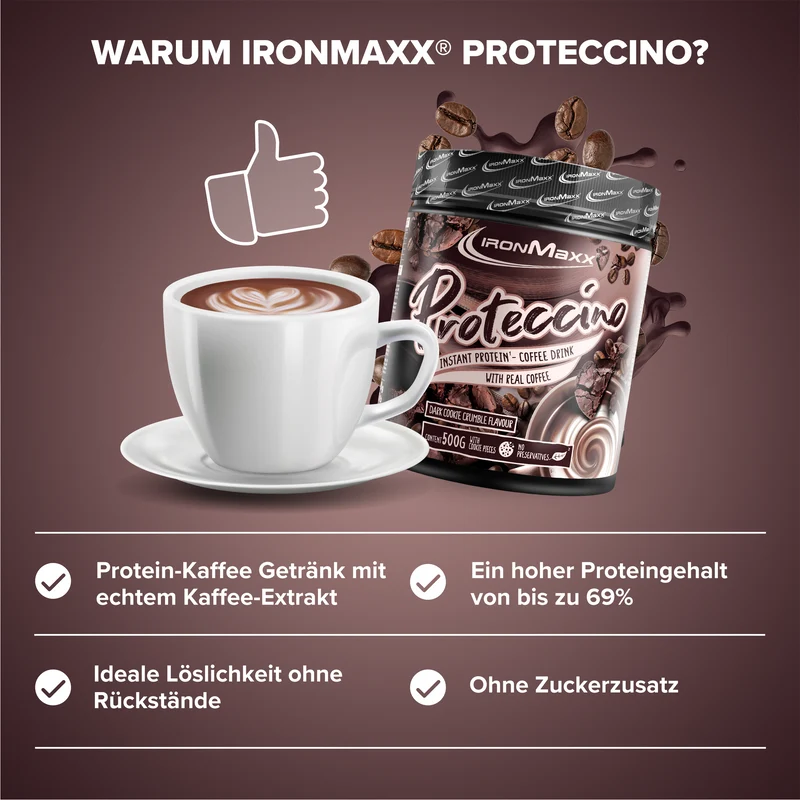 Proteccino (500g) - Dark Cookie Crumble