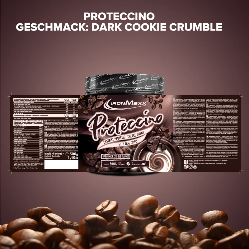 Proteccino (500g) - Dark Cookie Crumble