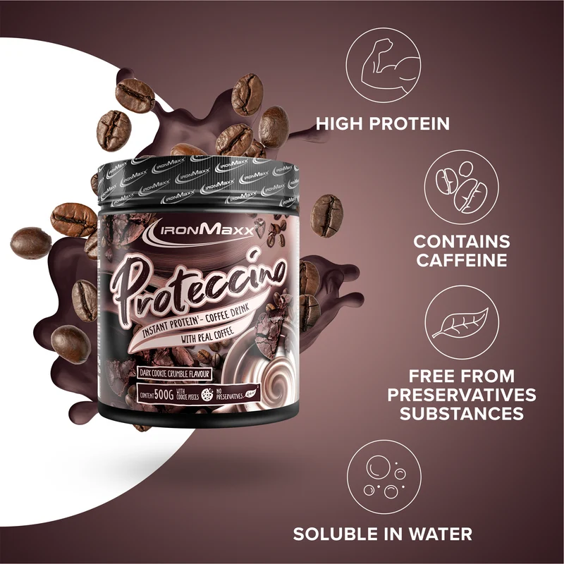 Proteccino (500g) - Dark Cookie Crumble