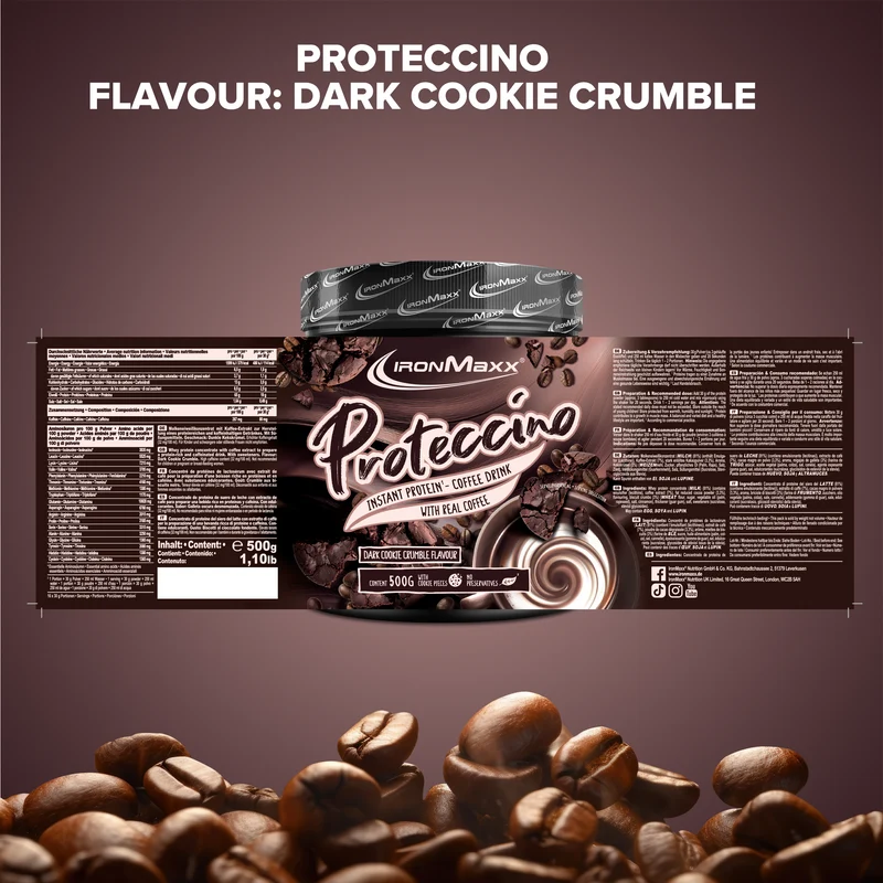 Proteccino (500g) - Dark Cookie Crumble