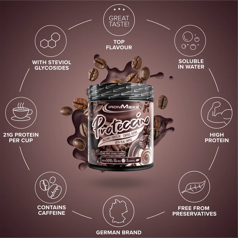 Proteccino (500g) - Dark Cookie Crumble