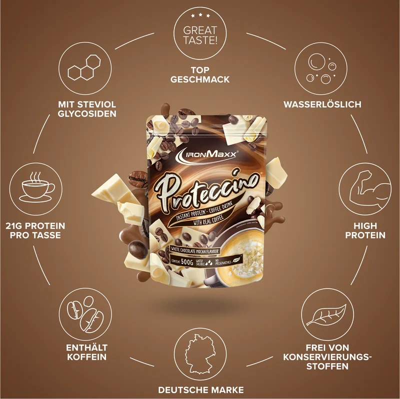 Proteccino (500g) - White Chocolate Mocha