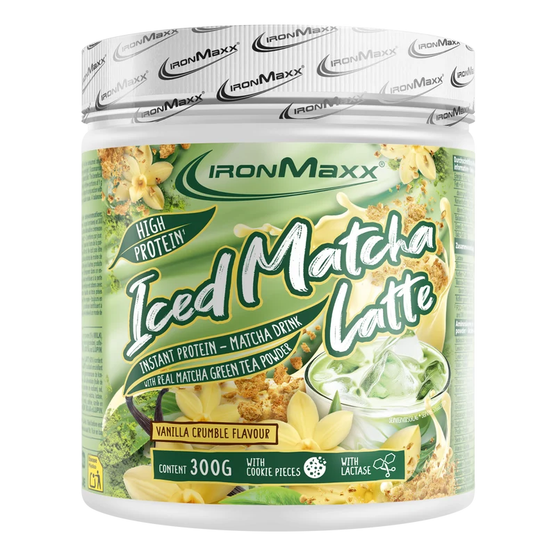 Iced Matcha Latte (300g) - Vanilla Crumble