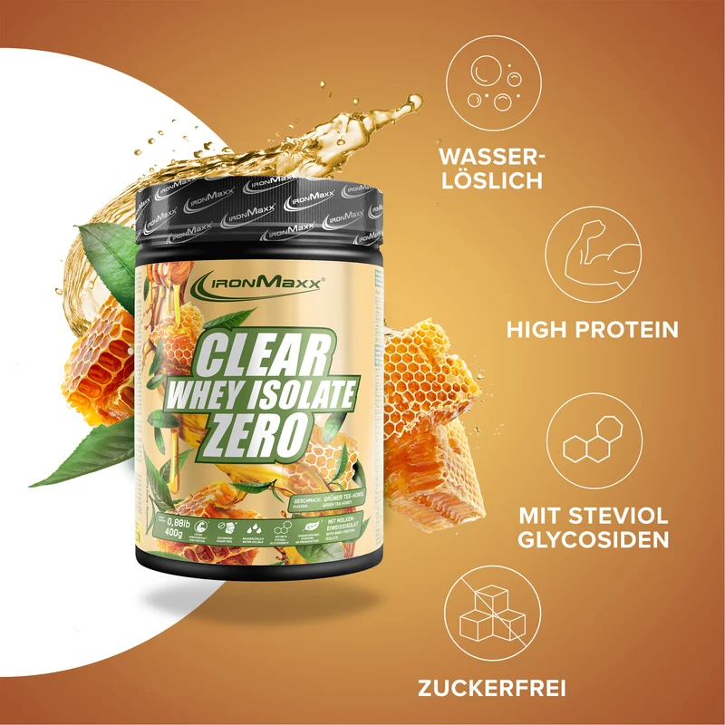 Clear Whey Isolate ZERO (400g) - Honey Green Tea