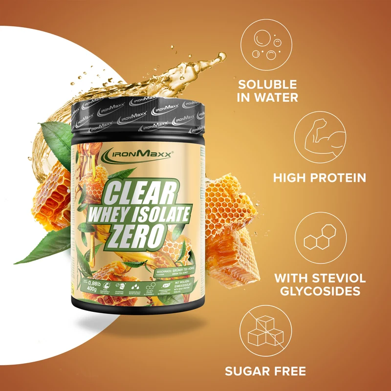 Clear Whey Isolate ZERO (400g) - Honey Green Tea
