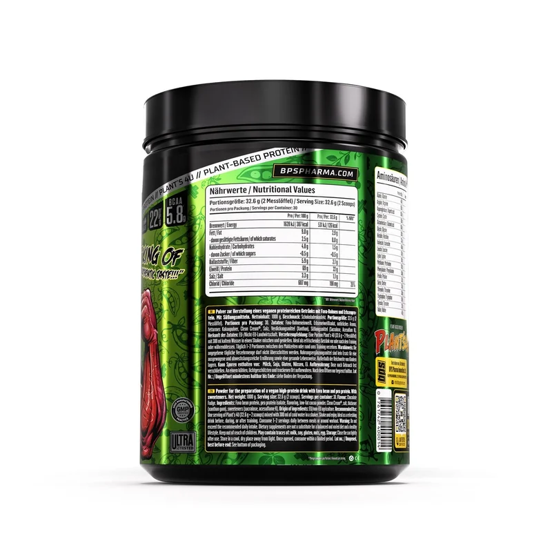 BPS Pharma Plants4U veganes Proteinpulver – 1000 g