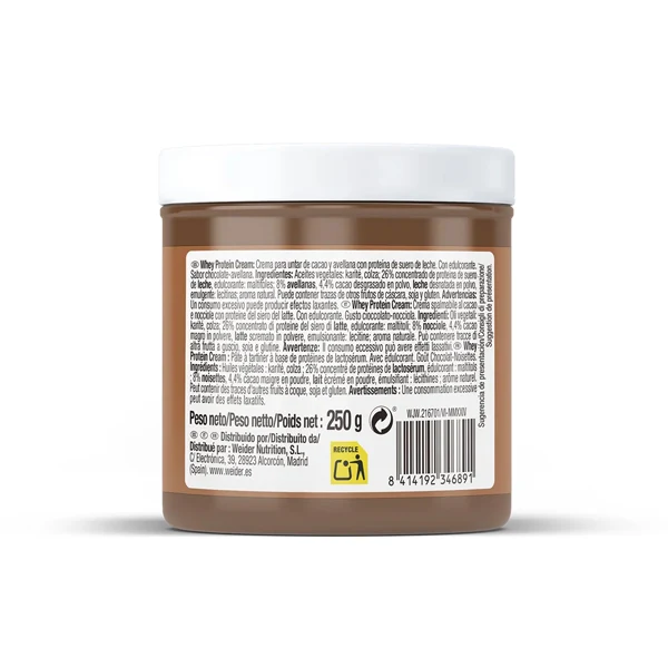 Weider WHEY PROTEIN CREAM, 250 g Glas