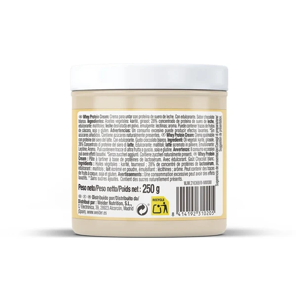 Weider WHEY PROTEIN CREAM, 250 g Glas