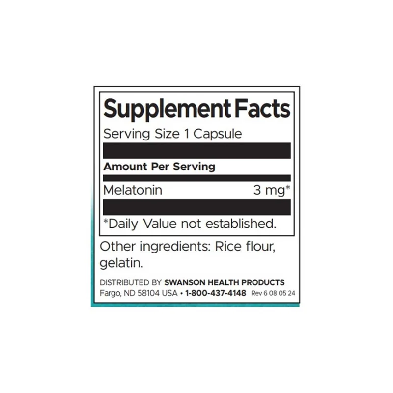 Swanson Melatonin 120 caps