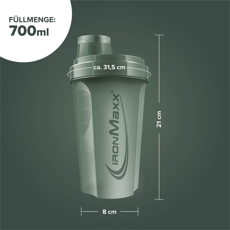 Shaker (700ml) - Mineral Green