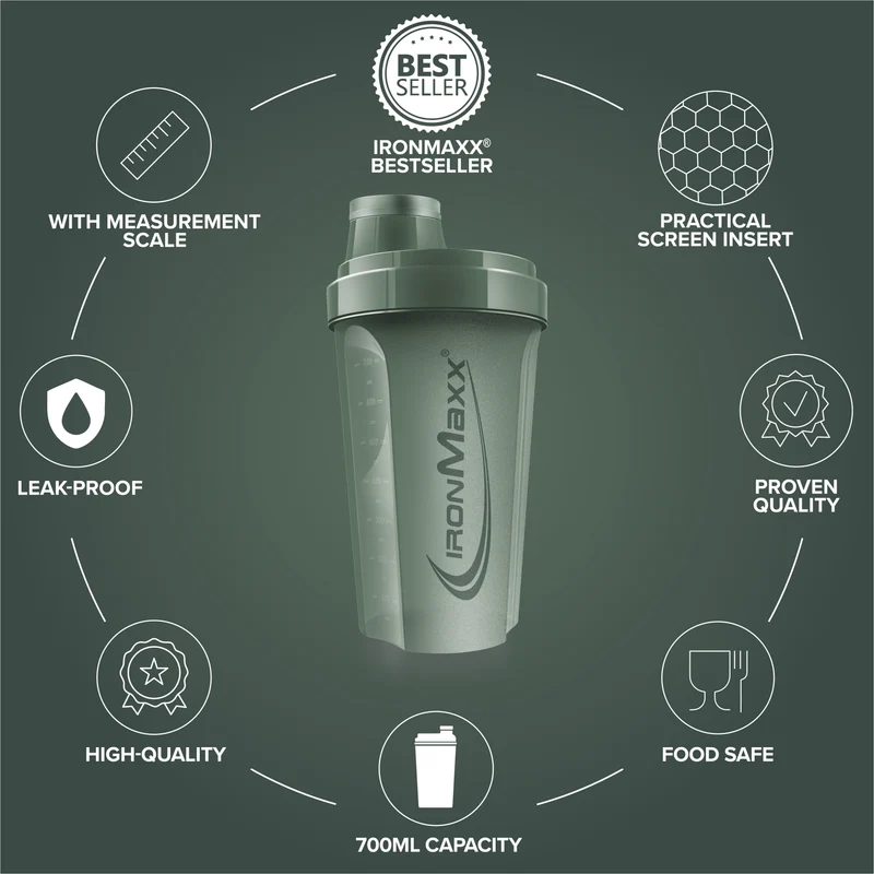 Shaker (700ml) - Mineral Green
