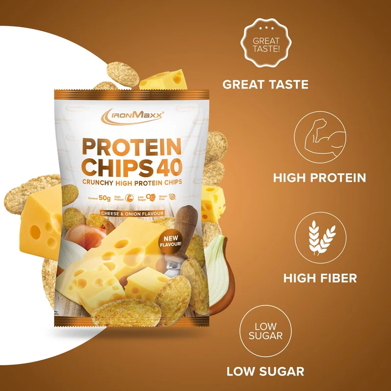 Protein Chips 40 (50g) - Cheese & Onion