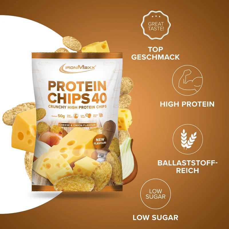Protein Chips 40 (50g) - Cheese & Onion