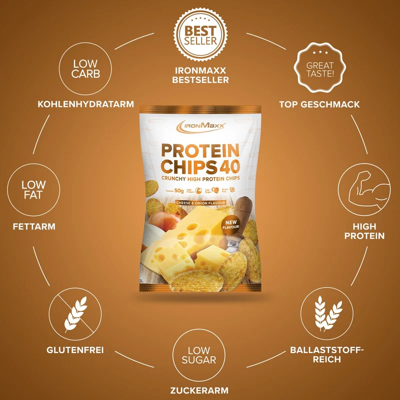 Protein Chips 40 (50g) - Cheese & Onion