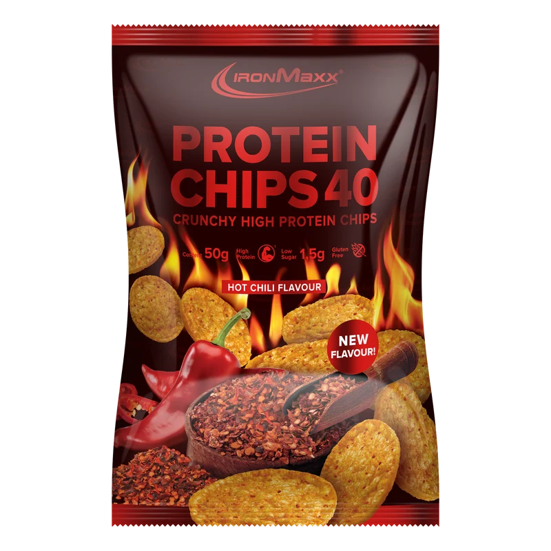 Protein Chips 40 (50g) - Hot Chili