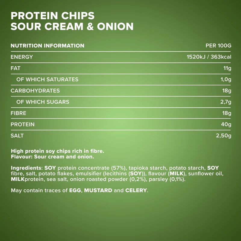 Protein Chips 40 (50g) - Sour Cream & Onion