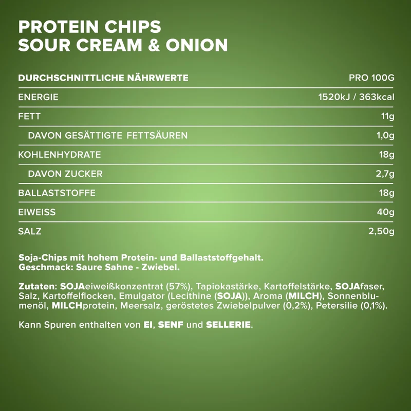 Protein Chips 40 (50g) - Sour Cream & Onion