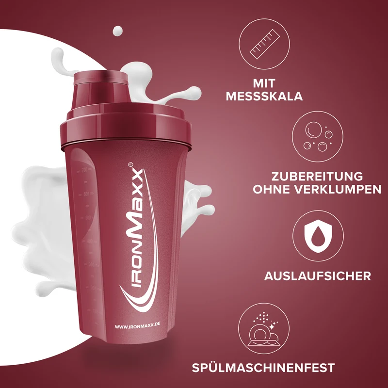 Shaker (700ml) - Cozy Red