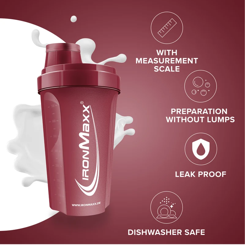 Shaker (700ml) - Cozy Red