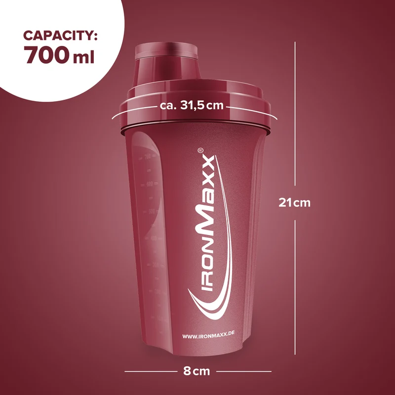 Shaker (700ml) - Cozy Red