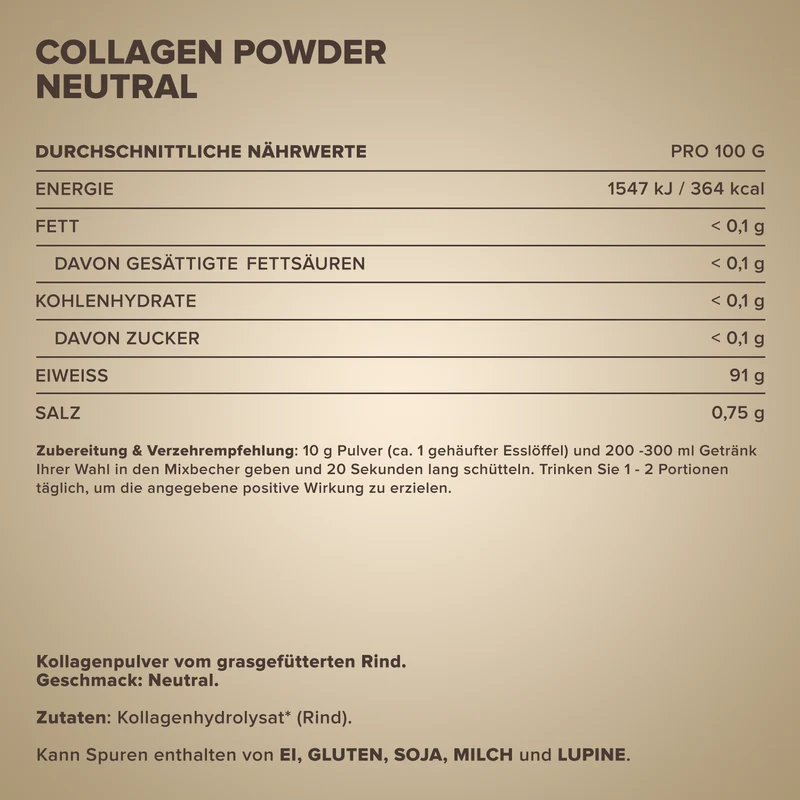 Collagen Powder (300g) - Neutral