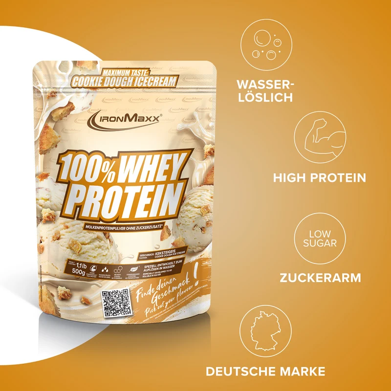 100% Whey Protein (500g) - Ice Cream Cookie Dough