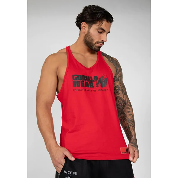 Gorilla Wear CLASSIC TANK TOP, Red