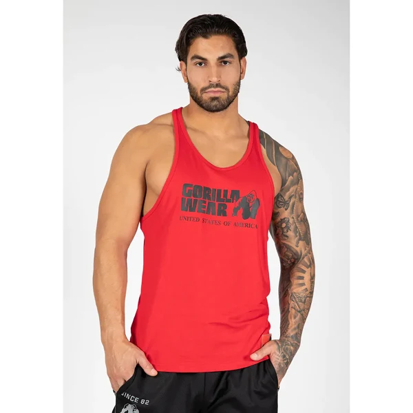 Gorilla Wear CLASSIC TANK TOP, Red